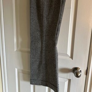 Wide leg wool trousers